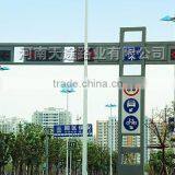 Gantry Long arm-type Cube Traffic Signal Lamp Poles