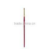 High Grade Short Wood Handle Nylon Hair Artist Brush thumbnail-3