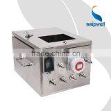 SAIP/SAIPWELL Customized Mobile Electrical Stainless Steel Power Socket Box