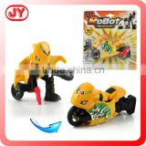 Funny motorcycle transform robot toy with EN71
