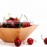 natural wooden fruit salad bowl,Bamboo vegetable candy bowl,people salad bowl