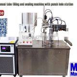 MICmachinery MIC-R60 with Commissioning engineer term manual tube filling machine with punch hole station