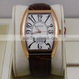 Hot Sale Leather Strap Man Watch With Japan Quartz Movement thumbnail-2