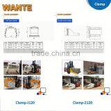 WANTE MACHINERY Hydraulic Forklift Block Clamp for Brick Making Machine thumbnail-4