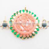 Wedding Special Handemade Pacchi Locket Set Whit Earring thumbnail-1