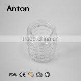 Round Tapered Clear Glass Candlestick Holder thumbnail-3