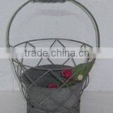 100775F- Round Metal Basket