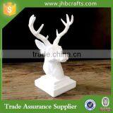 Deer Head 9.5 In. H x 8 In. W Resin Black Wall Hook Home Decor thumbnail-2