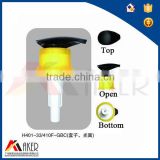 H401-33/410F-GBC China Wholesale black top yellow twist Plastic Lotion Sprayer Pump