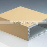 Outdoor decorative panels aluminium composite panels golden wall sheet aluminum honeycomb