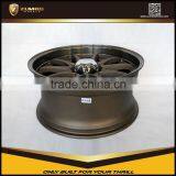 ZUMBO F7647 Semi Matt Bronze Machine Lip+Bronze Cataphoreisis Car Alloy Wheel Rims thumbnail-3