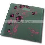 Watrer Transfer Printing Glass Elctronic Homan Body Weighing Scale 180kg /100g thumbnail-6