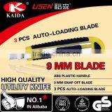3pcs 9mm Blade Plastic Cutter Knife 2 Style