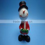 Hot Sales Resin Snowman Statue for Christmas Decoration thumbnail-2