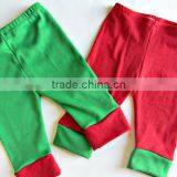 100% Cotton Kids Christmas Pyjamas Pants Red/green thumbnail-1