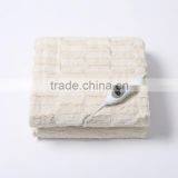 100% Safe Heated Electric Warmed Blanket With 100% Brushed PV Fur+Non-woven Fabric thumbnail-2