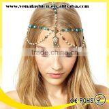 Nickle Free Boho Style Small Moq Jewelry Head Chain Headband thumbnail-1