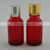 30ml Red Glass Dropper Bottle With Childproof Cap thumbnail-3