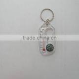 High Quality Plastic Keychain Compass With Thermometer thumbnail-6