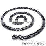IPB Black Plated Thick Diamond Cut Chain of Steel