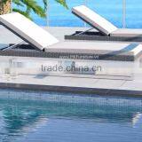 Rattan Outdoor Furniture Sun Lounger - Poly Rattan Daybed 1.2 mm Thickness Alu Frame, Power Coating Wicker Furniture thumbnail-1