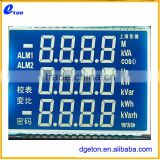 STN blue backlight LCD for financial electronic device