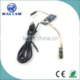 Usb connecting power source 7.0mm camera module with 52*22mm wifi module