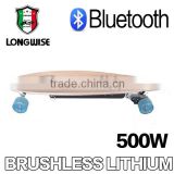 500w brushless electric skateboard with wireless remote control