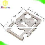 Stainless Steel 11 in 1 Pocket Survival Knife Credit Card thumbnail-3