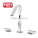 CUPC and CNF for Dual Handle Three Holes Brass Basin Mixer thumbnail-4