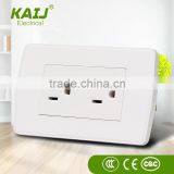 American Standard Double 3 Pin 6 Pin Electrical Female Socket 10a