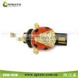 Funney Animal Cartoon Coccinella Septempunctata Shape Imitation Jewellery Usb Memory Stick