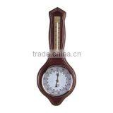 Pearl Wooden Wall Clock PW983 With Weather Station thumbnail-3