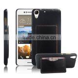 2015 New Products Mobile Phone Card Holder Wallet pu Leather Case for Htc Desire 728 Case Paypal Accept