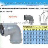 PVC Pipe Fittings With Rubber Ring Joint for Water Supply thumbnail-1