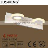 Factory Wholesale Modern Decorative Led Wall Lamp 6w 31cm Long for Hotel Bathroom Light 100-240V AC JUSHENG thumbnail-1