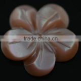 Fancy cut pink mother of pearl shell findings/accessories/components/carving for jewelry setting
