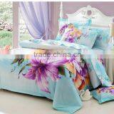 Luxury Cheap Single Reactive Printed 100% Cotton 3d Fitted Sheet /bed Sheet/bedding Set From China Factory