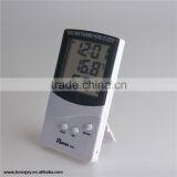 Indoor Digital Temperature Humidity Meter With Clock Display 0~+50C thumbnail-2
