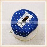 Cute Round Tissue Box /cotton and Linen Desk Storage Cylinder Tissue Box thumbnail-6