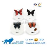 A-8063-1 butterfly contact lens mirror case
