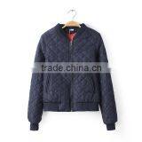 Fashion Women Down Zip Clothes Lady Girl Cotton Padding Padded Bulk Wholesale Jacket thumbnail-2