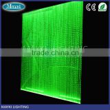 DIY Shimmering led fiber optic curtain with colors changing effect for wedding backdrop decoration