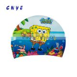 CNYE High quality kids lycra nylon spandex swimming cap