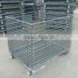 Mesh Box Wire Cage Metal Bin Storage Container / Wire Mesh Cage thumbnail-2