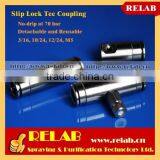 High Pressure Brass Mist Nozzle Connector Slip Lock Coupling