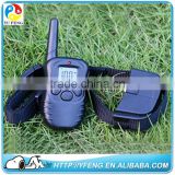 Remote control Waterproof LCD Electronic Shock Remote Dog Collar Electric Pet training collar Pet Trainer with Belt