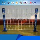 Widely Used Low Price Pvc Coated Metal 3D Curved Welded Wire Mesh Bending Fence With Peach Post