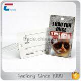 Custom Wholesale Free Printable Plastic PVC RFID ID Card Hotel Luggage Tags thumbnail-5