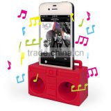 Silicone speaker stand Boombox Speaker cell Phone Speaker Horn Hand for 6 7